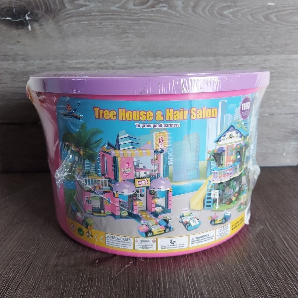 Exercise N Play Friends Tree House & Hair Salon Building Blocks 1193 pcs